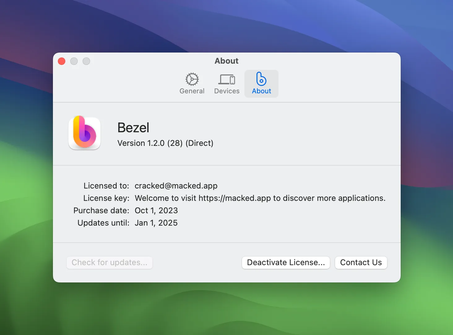 Bezel Screenshot 1
