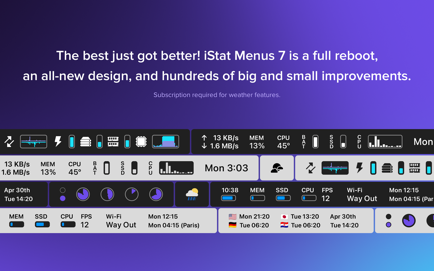 iStat Menus 7 Screenshot 2