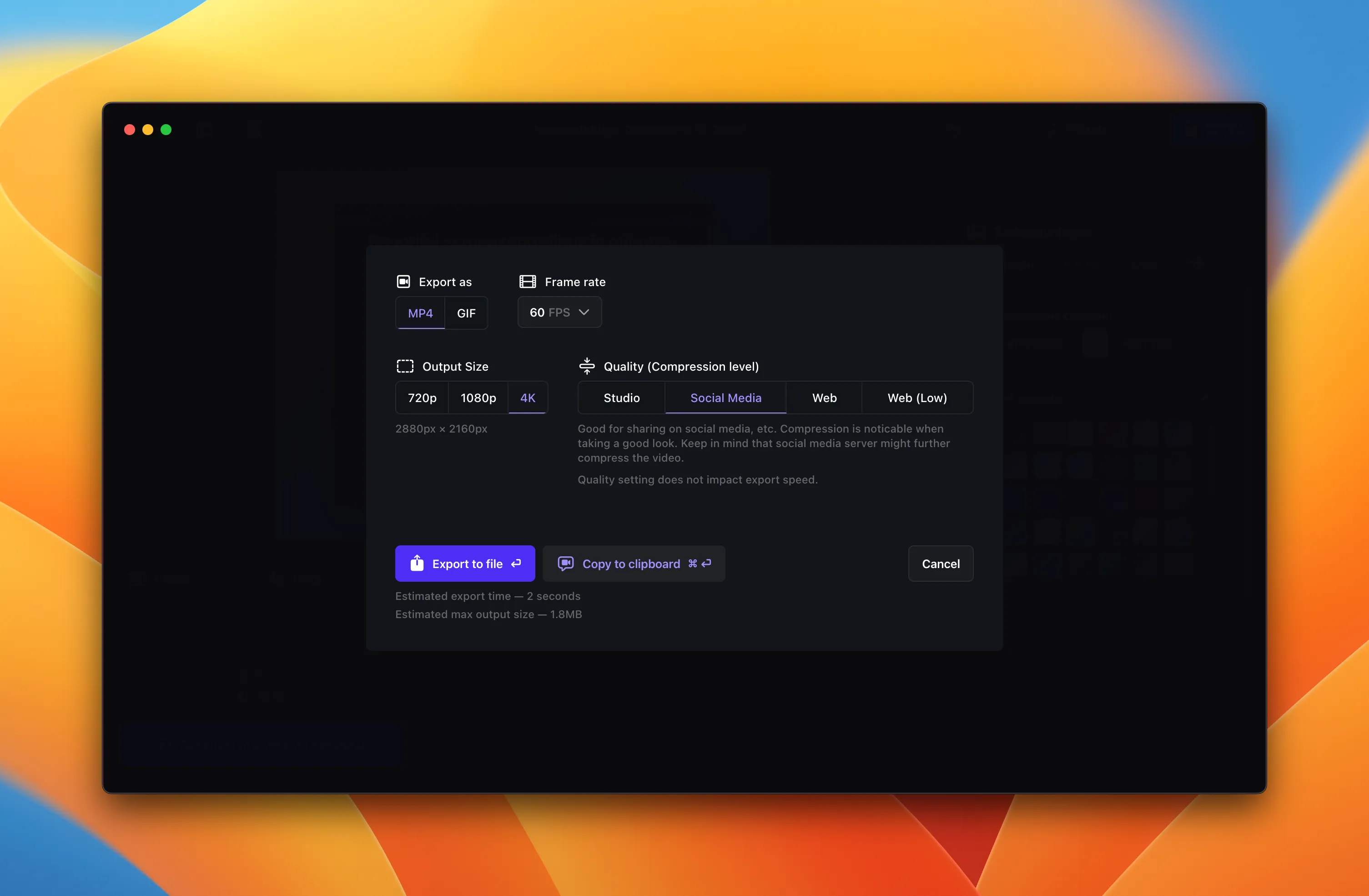 Screen Studio Screenshot 2