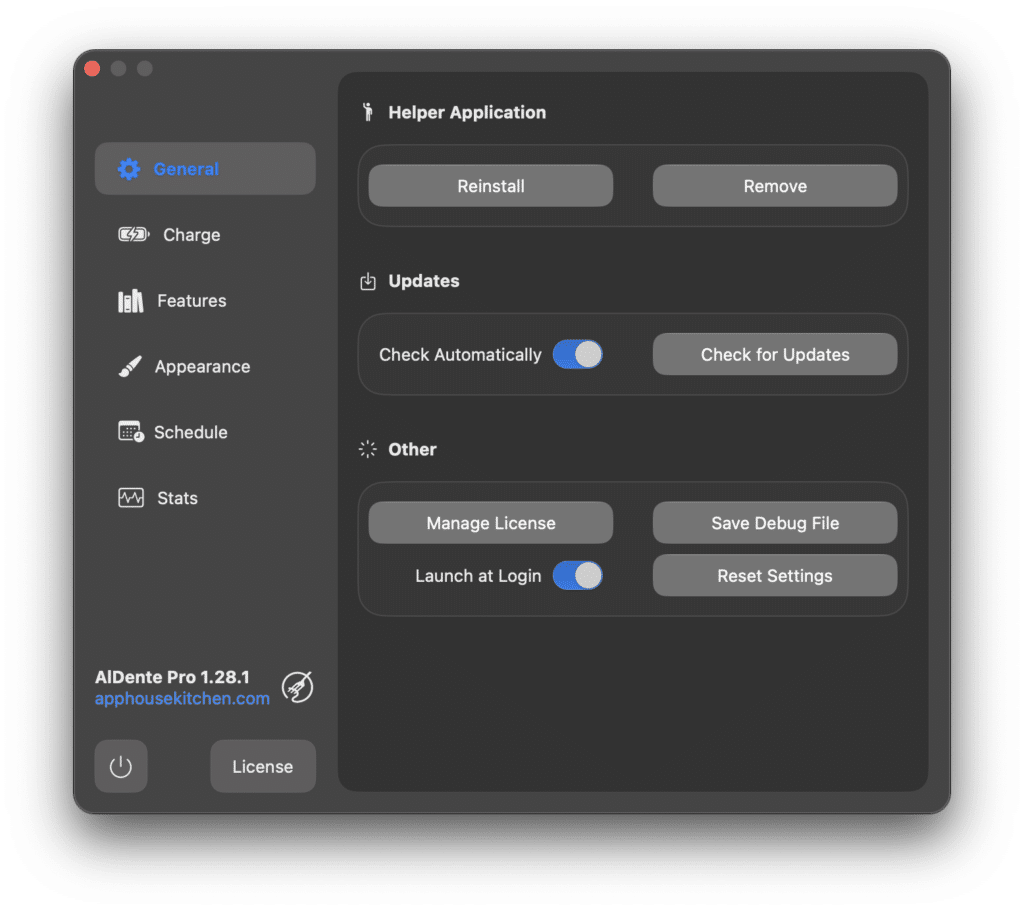 AlDente Pro Screenshot 2
