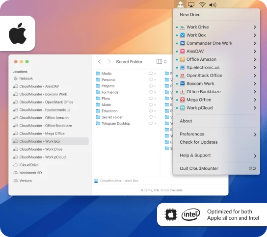 CloudMounter Screenshot 1