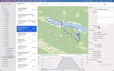 myTracks Screenshot 1