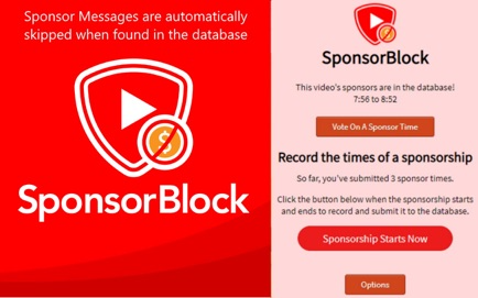 SponsorBlock for Safari Screenshot 1
