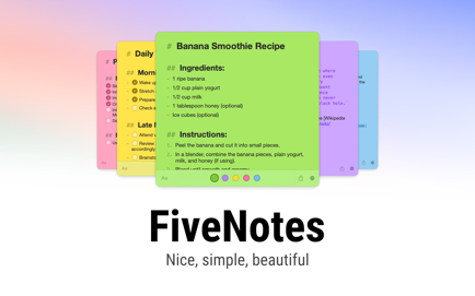 FiveNotes 3 Screenshot 1