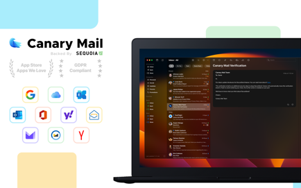 Canary Mail App Screenshot 1