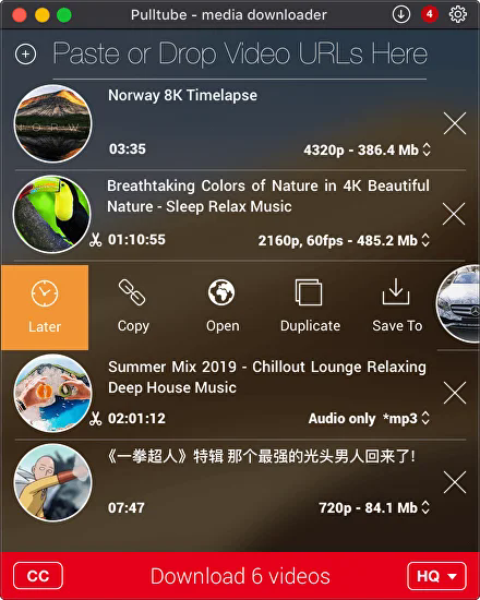 Pulltube Screenshot 1