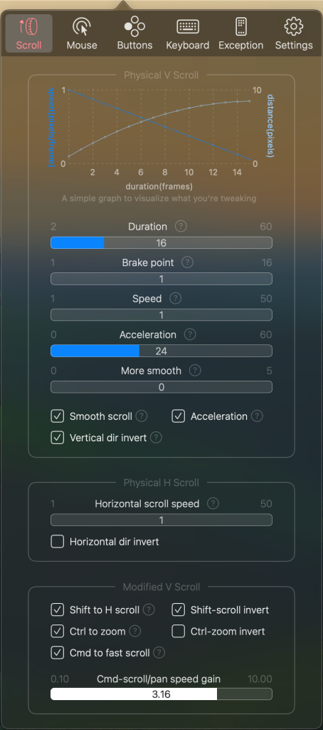 BetterMouse Screenshot 1