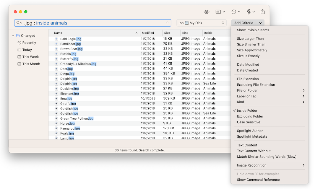 ProFind Screenshot 1