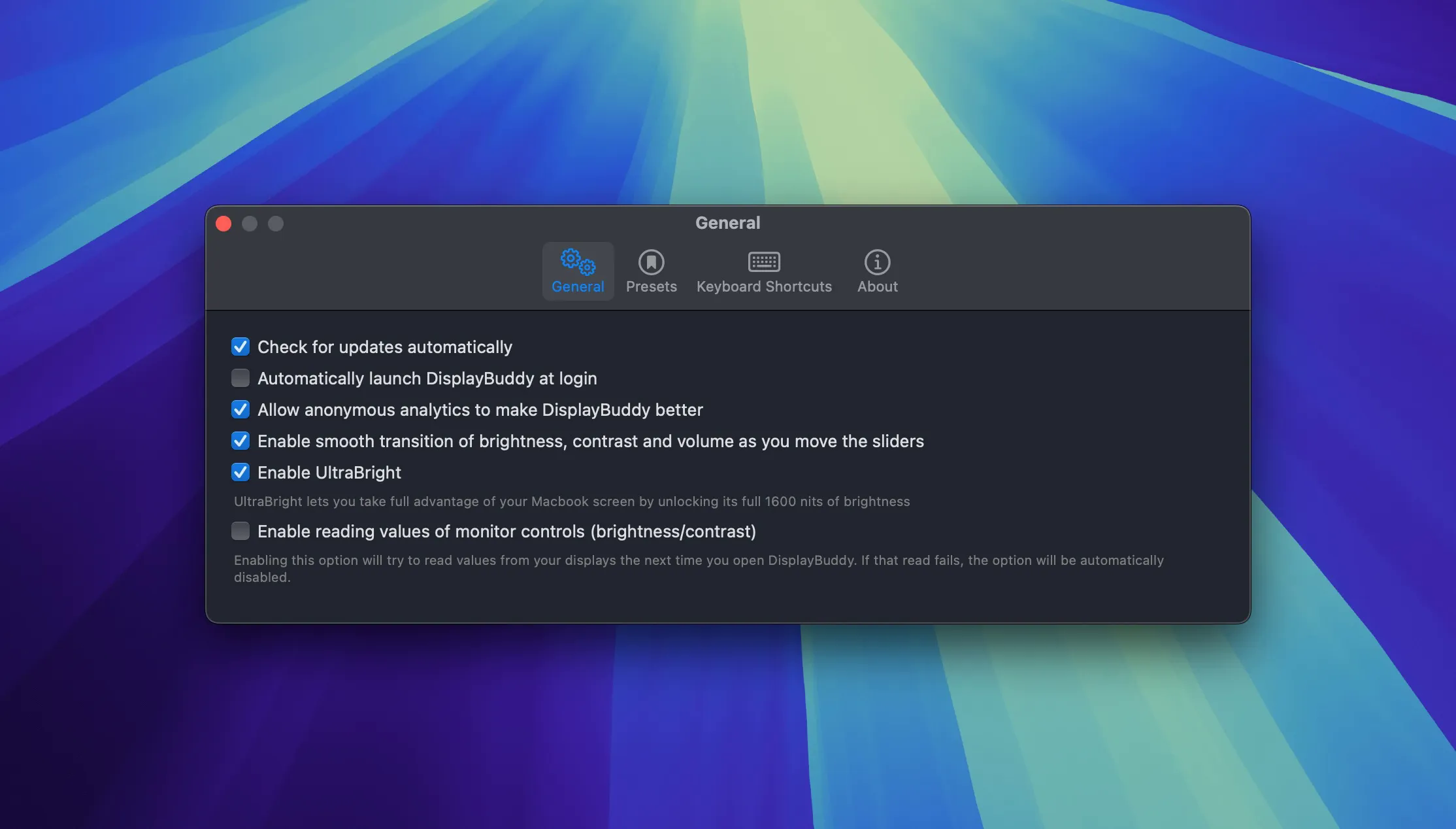 DisplayBuddy Screenshot 1