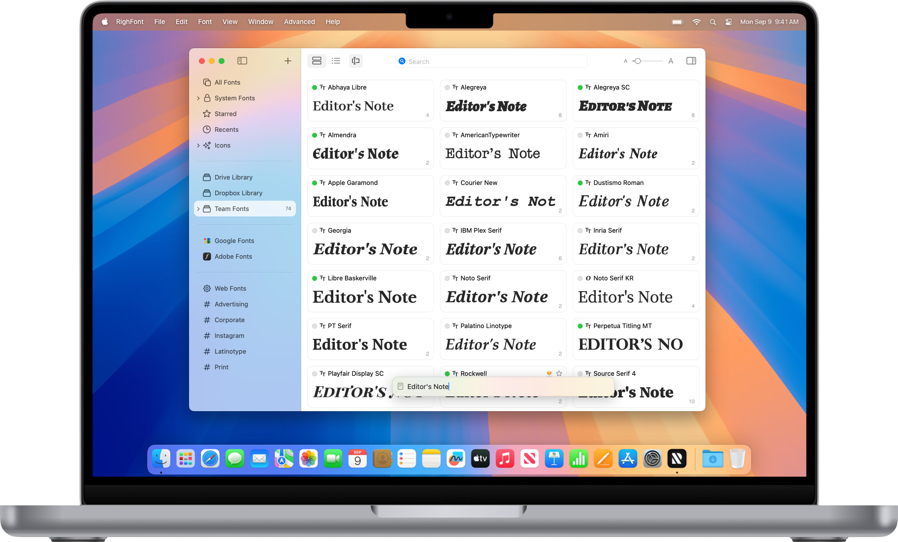 RightFont Screenshot 1
