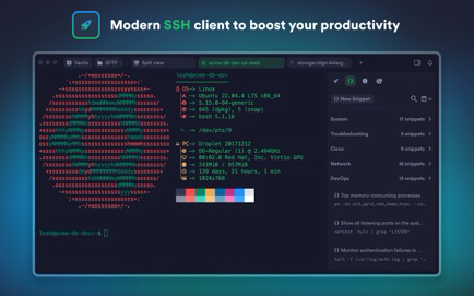 Termius — Modern SSH Client Screenshot 3