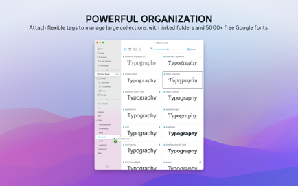 Typeface 4 – Your Favorite Font Manager Screenshot 3