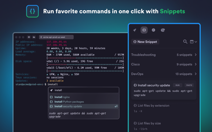 Termius — Modern SSH Client Screenshot 1