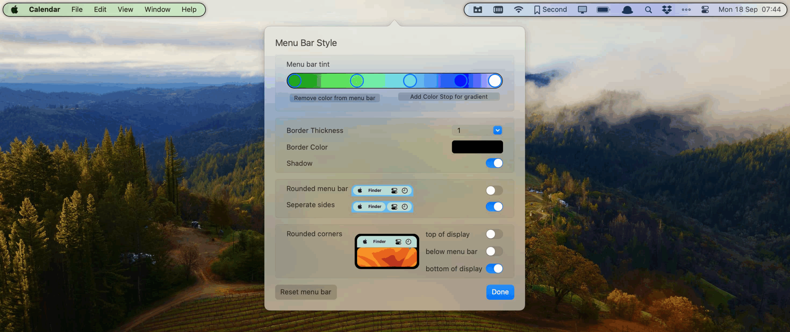 Bartender 5 – Organize your menu-bar apps. Screenshot 1