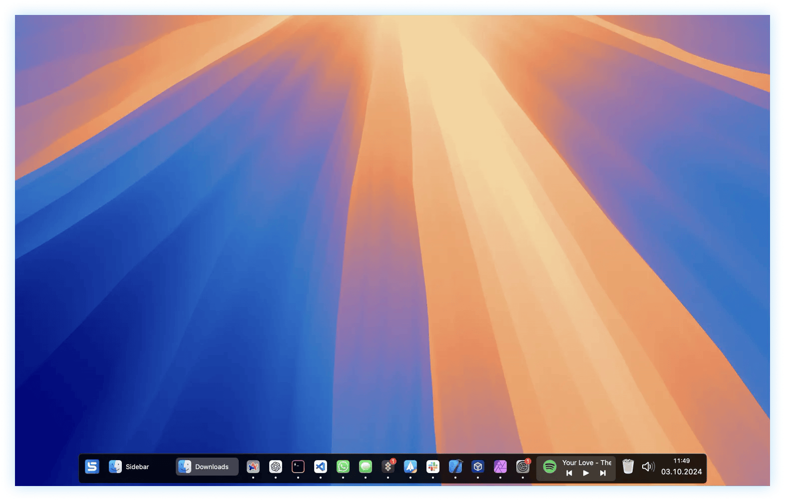 Sidebar – Dock replacement for your Mac Screenshot 1