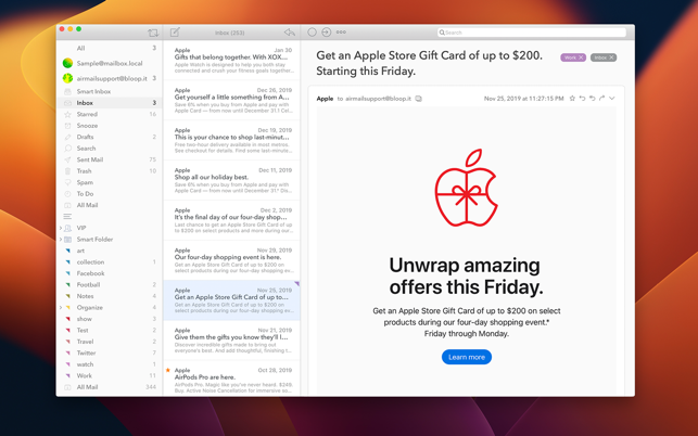 Airmail – Lightning Fast Email Screenshot 3