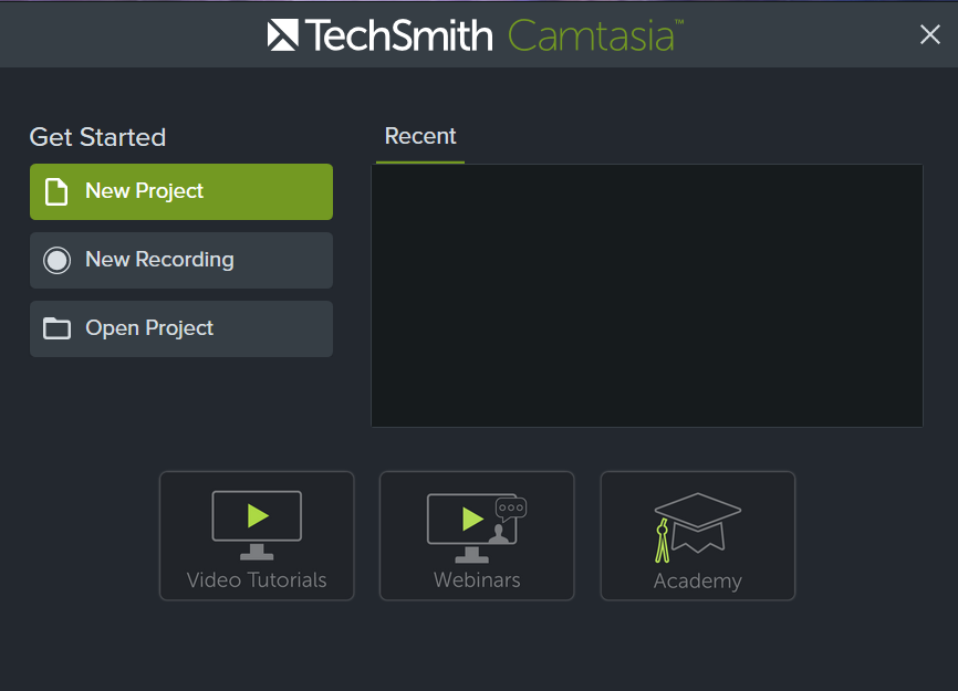 Camtasia 2026 Screenshot 1