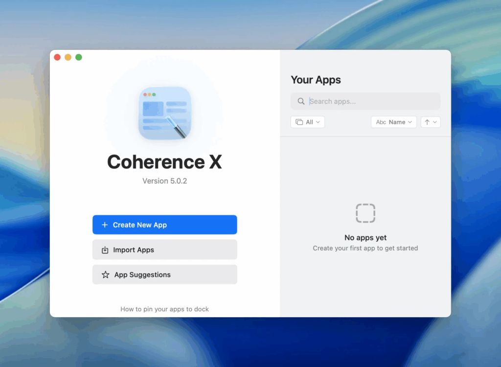 Coherence X Screenshot 1