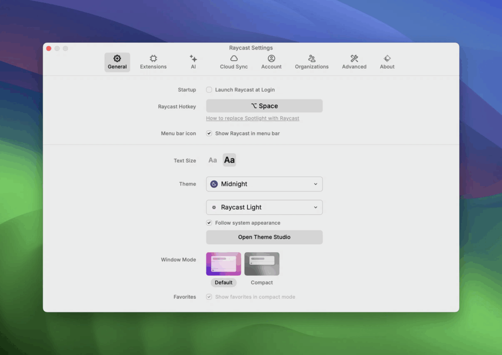 Raycast Screenshot 1