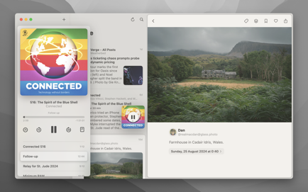 Reeder. Screenshot 2