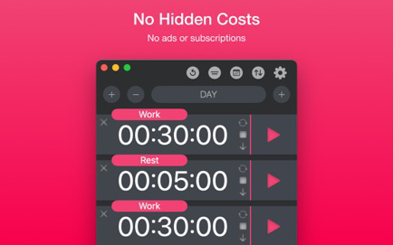 Multi-List Timer Screenshot 2
