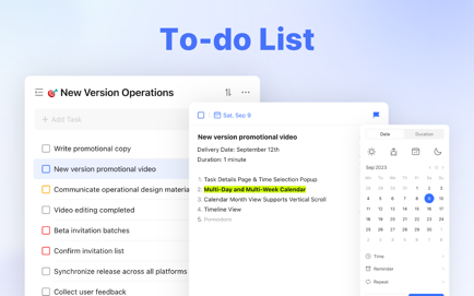 TickTick:To-Do List, Calendar Screenshot 2