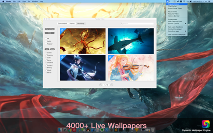 Dynamic Wallpaper Engine Screenshot 2
