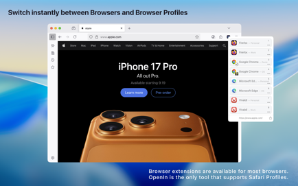 OpenIn 4 Advanced Link Handler Screenshot 2