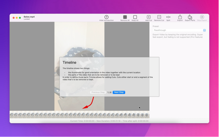 Trimma Passthrough Cutting Screenshot 2