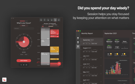 Session Pomodoro Focus Timer Screenshot 1