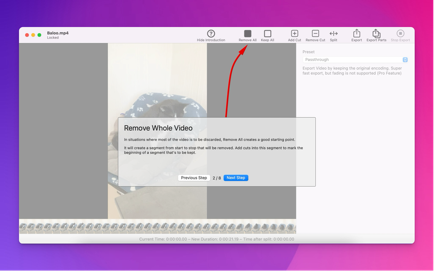 Trimma Passthrough Cutting Screenshot 3