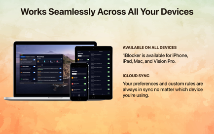 1Blocker – Ad Blocker Screenshot 3