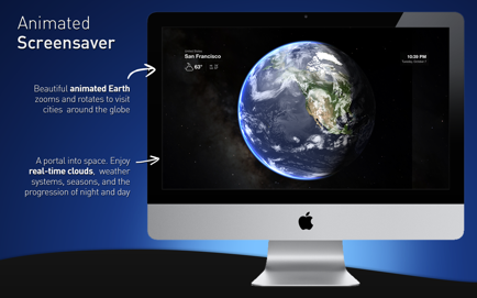 Living Earth – Weather & Clock Screenshot 3