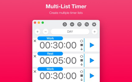 Multi-List Timer Screenshot 1
