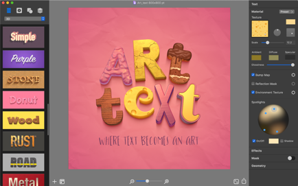 Art Text 4 – AI Graphic Design Screenshot 1