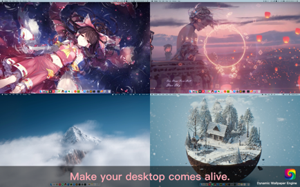 Dynamic Wallpaper Engine Screenshot 1