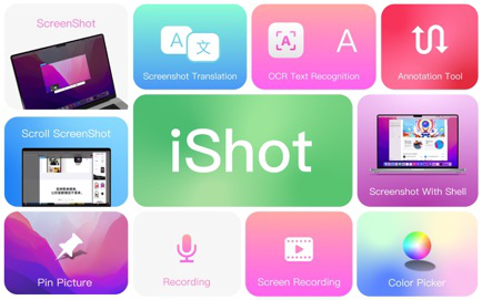 iShot-Screen Shot Recording OCR Screenshot 1