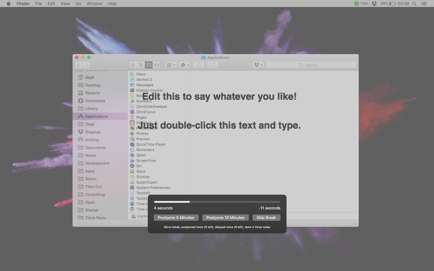 Time Out – Break Reminders Screenshot 1