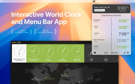 World Clock Pro: Time Zones Screenshot 1