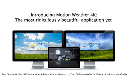 Motion Weather 4K – Ultra HD Screenshot 1