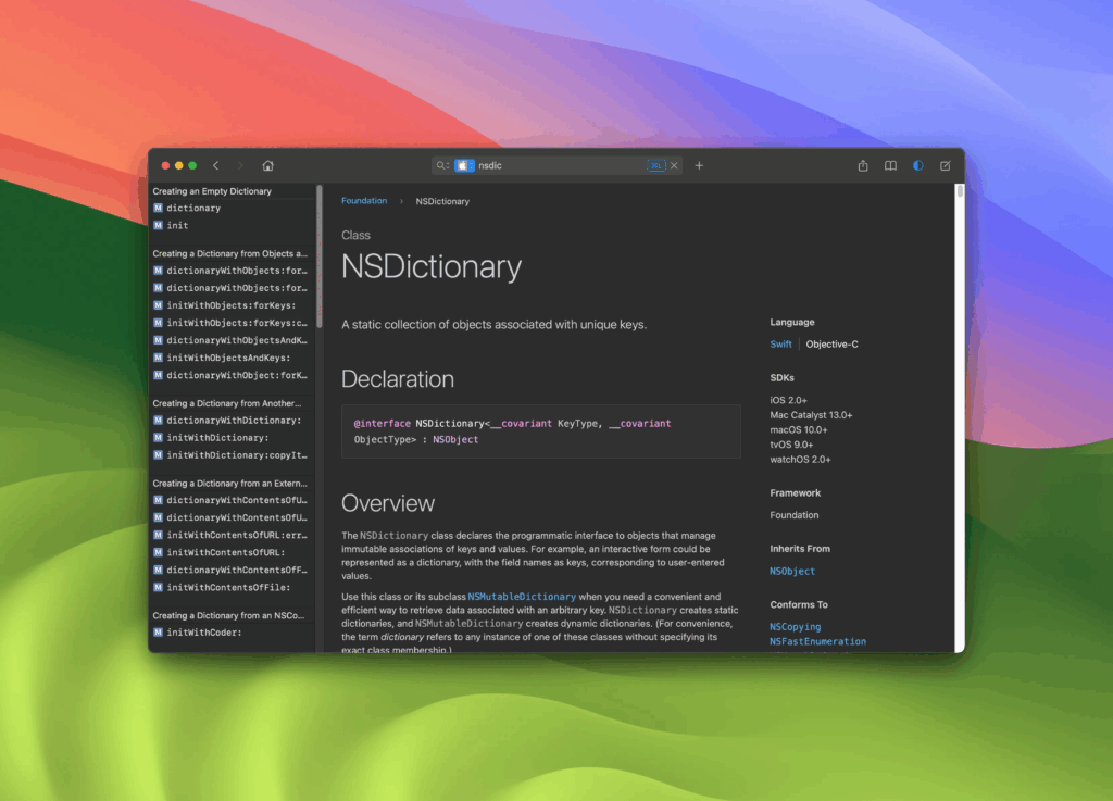 Dash Screenshot 1