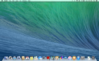 Mac OS X Maverick Screenshot 1