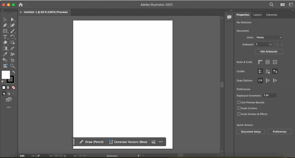 Adobe Illustrator 2026 Screenshot 1