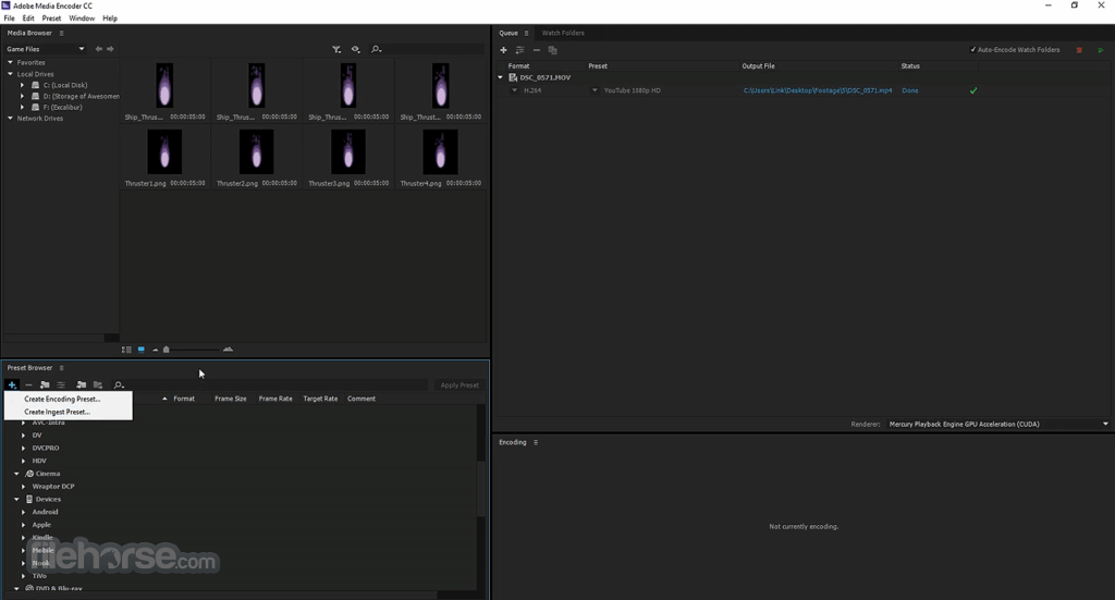Adobe Media Encoder 2026 Screenshot 1