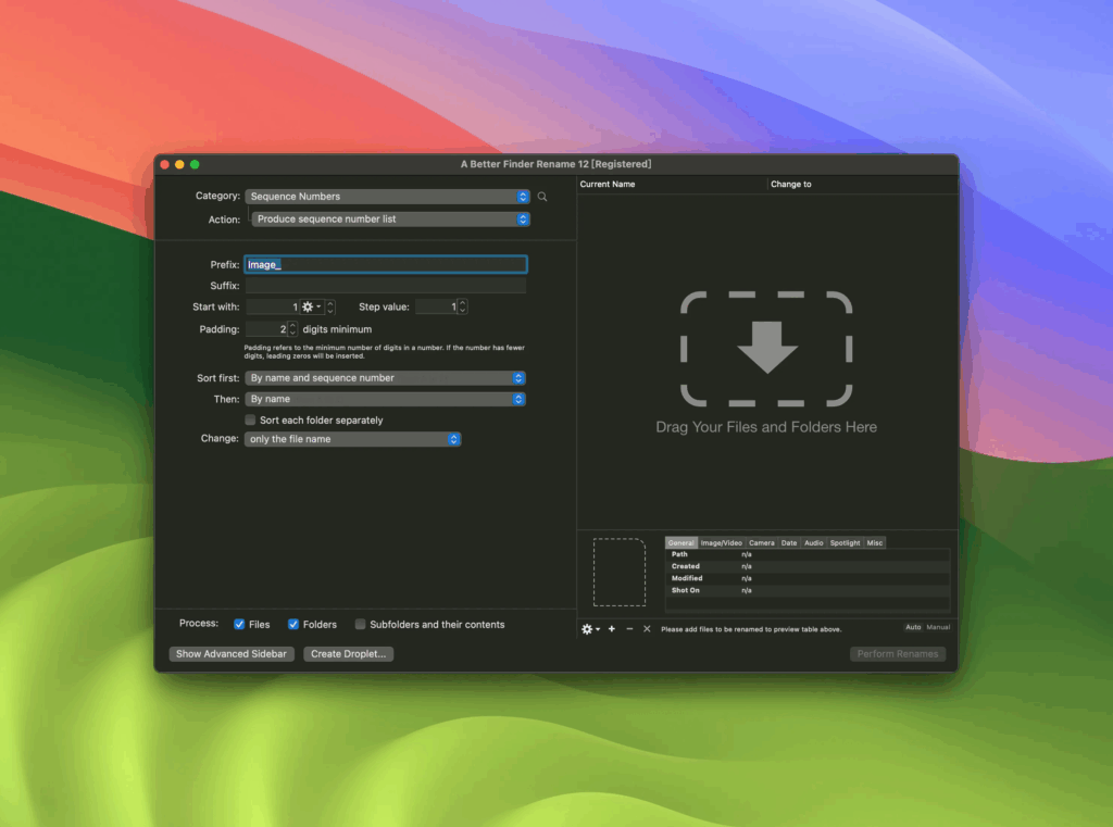 A Better Finder Rename Screenshot 1