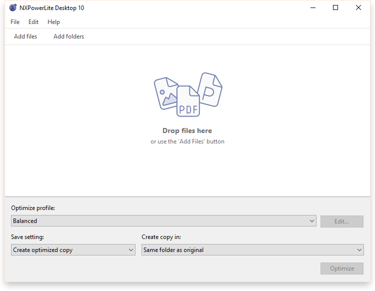 NXPowerLite Desktop Screenshot 1