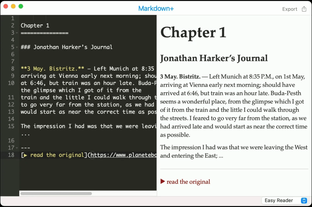 Markdown+ Screenshot 1