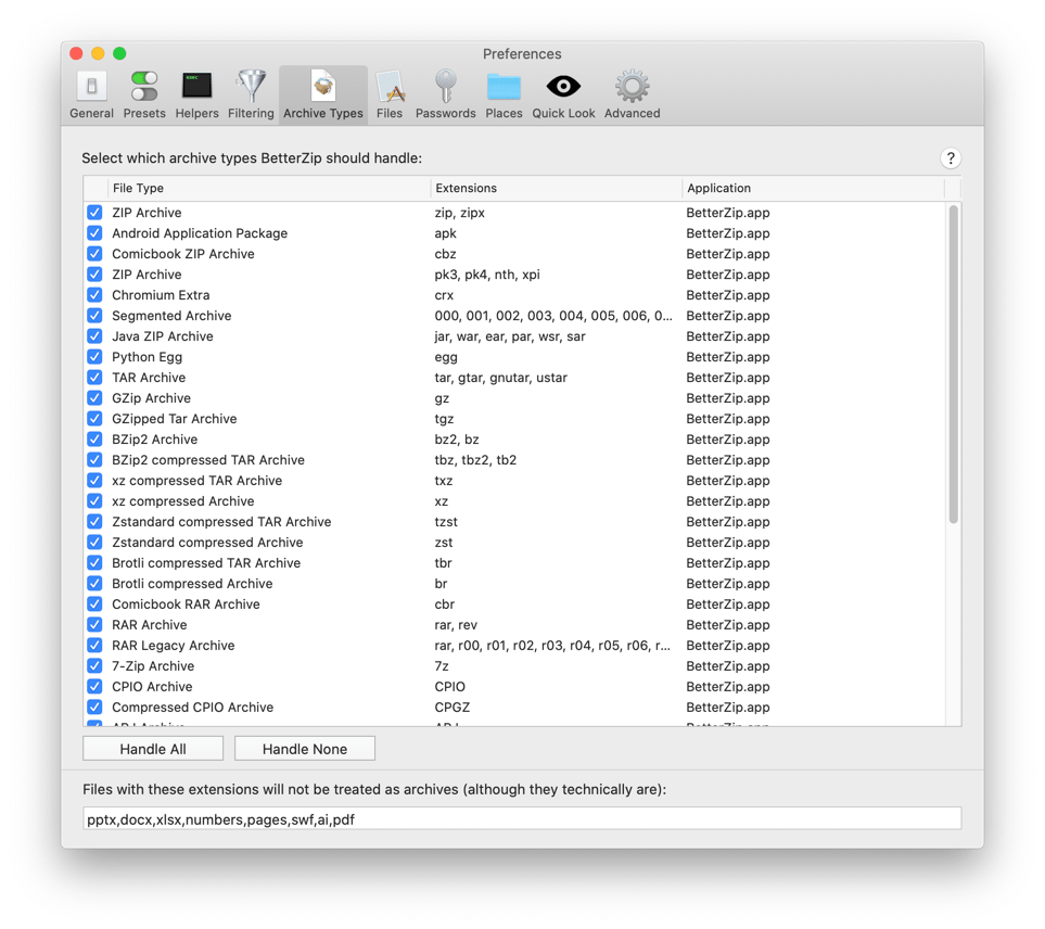BetterZip 5 Screenshot 1