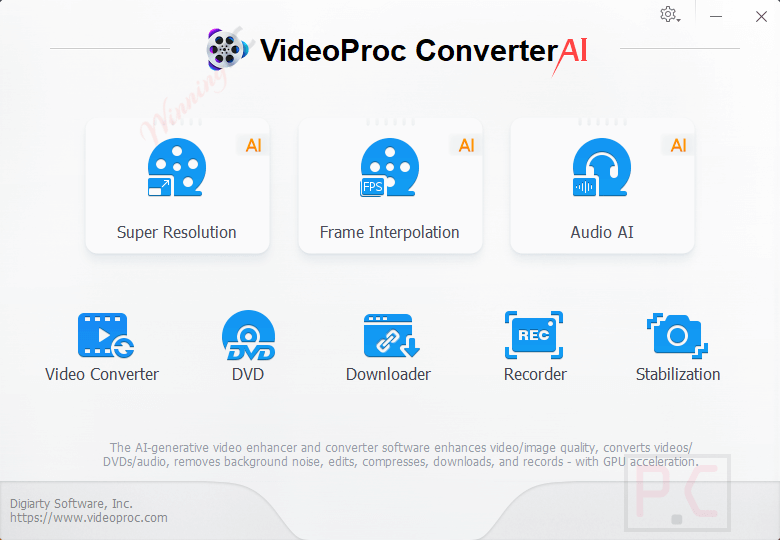 VideoProc Converter AI Screenshot 1