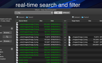 DSync – File Synchronizer Screenshot 2